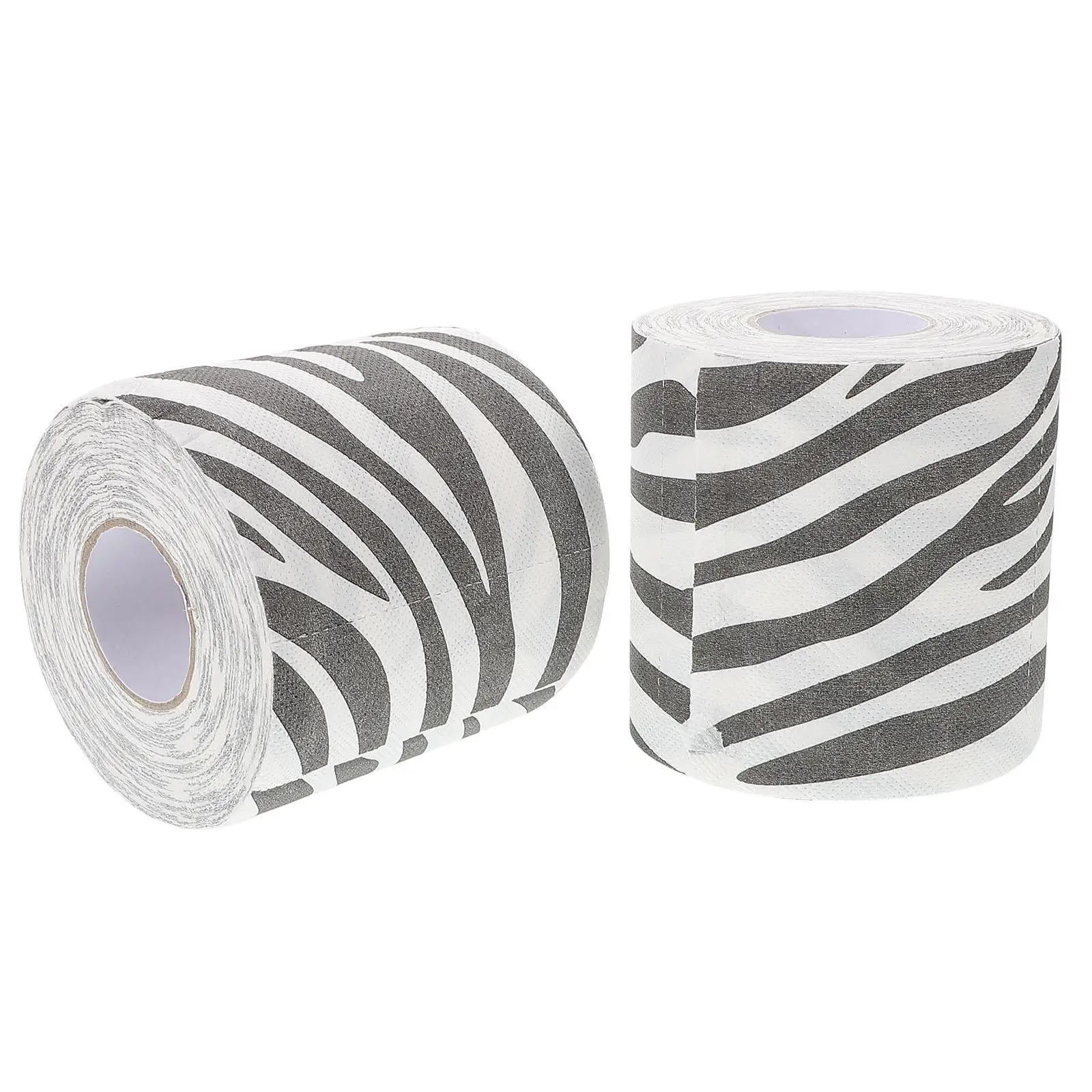 2Pcs Printed Toilet Paper Rolls 3D Zebra Texture Black White Leopard Patterned Tissue Soft Comfortable Tear Resistant Storage
2Pcs Printed Toilet Paper Rolls 3D Zebra Texture Black White Leopard Patterned Tissue Soft Comfortable Tear Resistant Storage