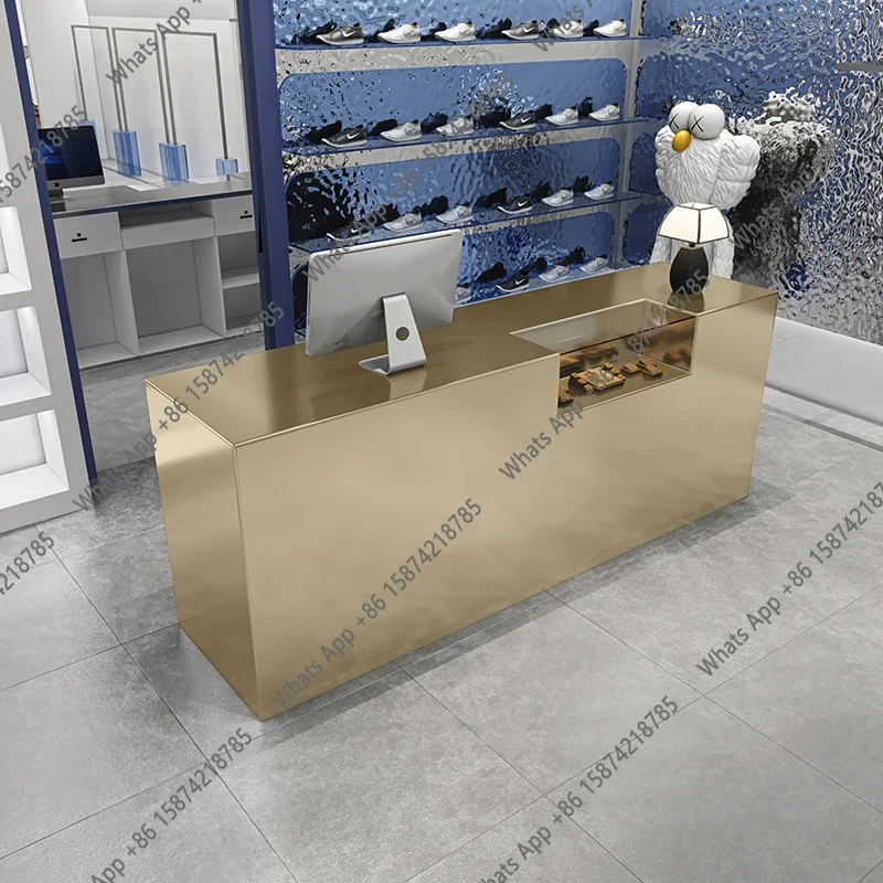 Стойка ресепшн SX Y Design, серебристая, L-образная, класса люкс, для салонов красоты и магазинов одежды, мебель для ресепшн
Стойка ресепшн SX Y Design, серебристая, L-образная, класса люкс, для салонов красоты и магазинов одежды, мебель для ресепшн