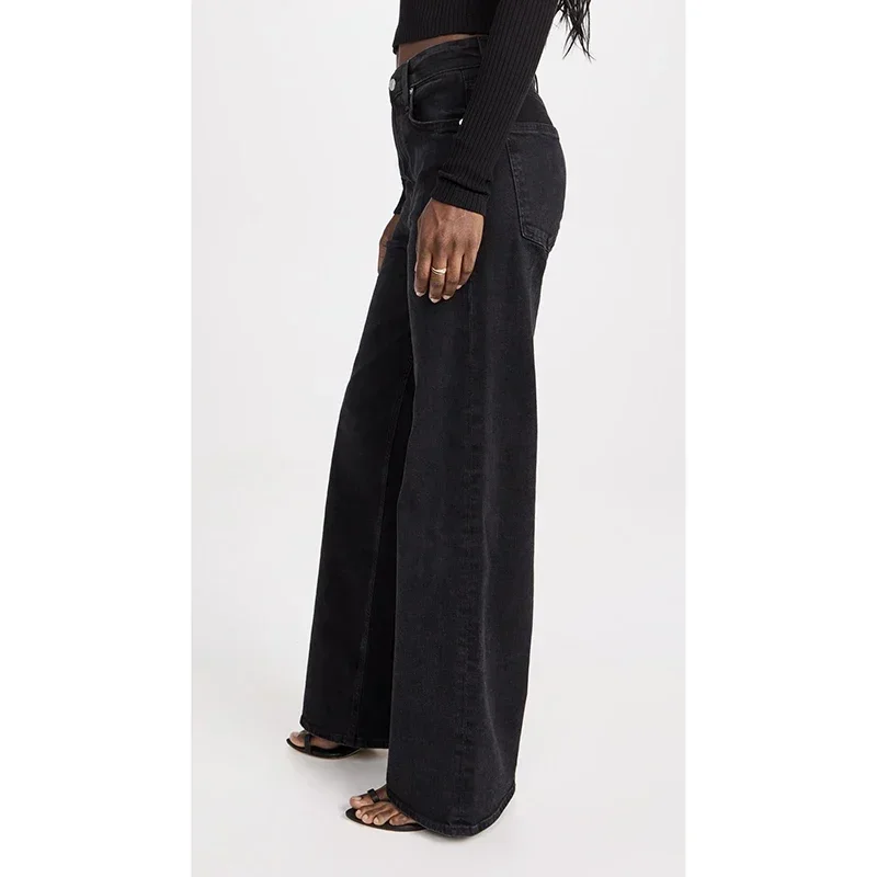 Повседневные модные прямые джинсы для девочек, женские тонкие эластичные джинсовые брюки с высокой талией, женские однотонные свободные удобные брюки
Повседневные модные прямые джинсы для девочек, женские тонкие эластичные джинсовые брюки с высокой талией, женские однотонные свободные удобные брюки