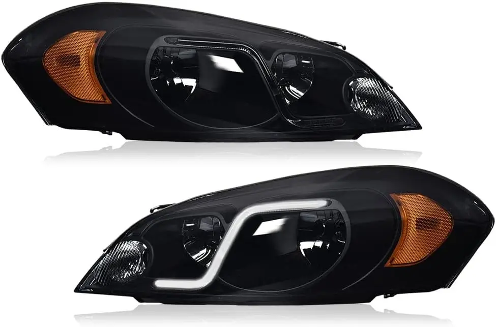 Светодиодные фары в сборе, совместимые с Chevy Monte Carlo 2006 2007/Chevy Impala 2006-2013/Chevy Impala Limited 2014-2016 DRL Bu
Светодиодные фары в сборе, совместимые с Chevy Monte Carlo 2006 2007/Chevy Impala 2006-2013/Chevy Impala Limited 2014-2016 DRL Bu