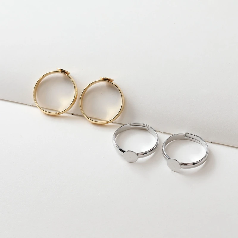 6PCS 14K Gold Plated Ring Setting Opening Adjusted Ring Jewelry DIY Handmade Making Supplies Accessories Materials
6PCS 14K Gold Plated Ring Setting Opening Adjusted Ring Jewelry DIY Handmade Making Supplies Accessories Materials