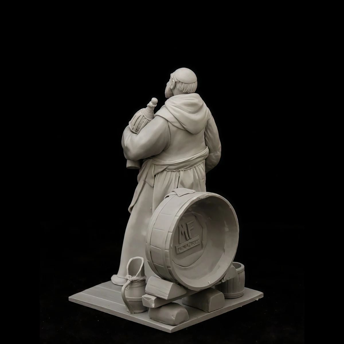 75mm resin unpainted model kit, humorous monk unassembled and unpainted GK
75mm resin unpainted model kit, humorous monk unassembled and unpainted GK