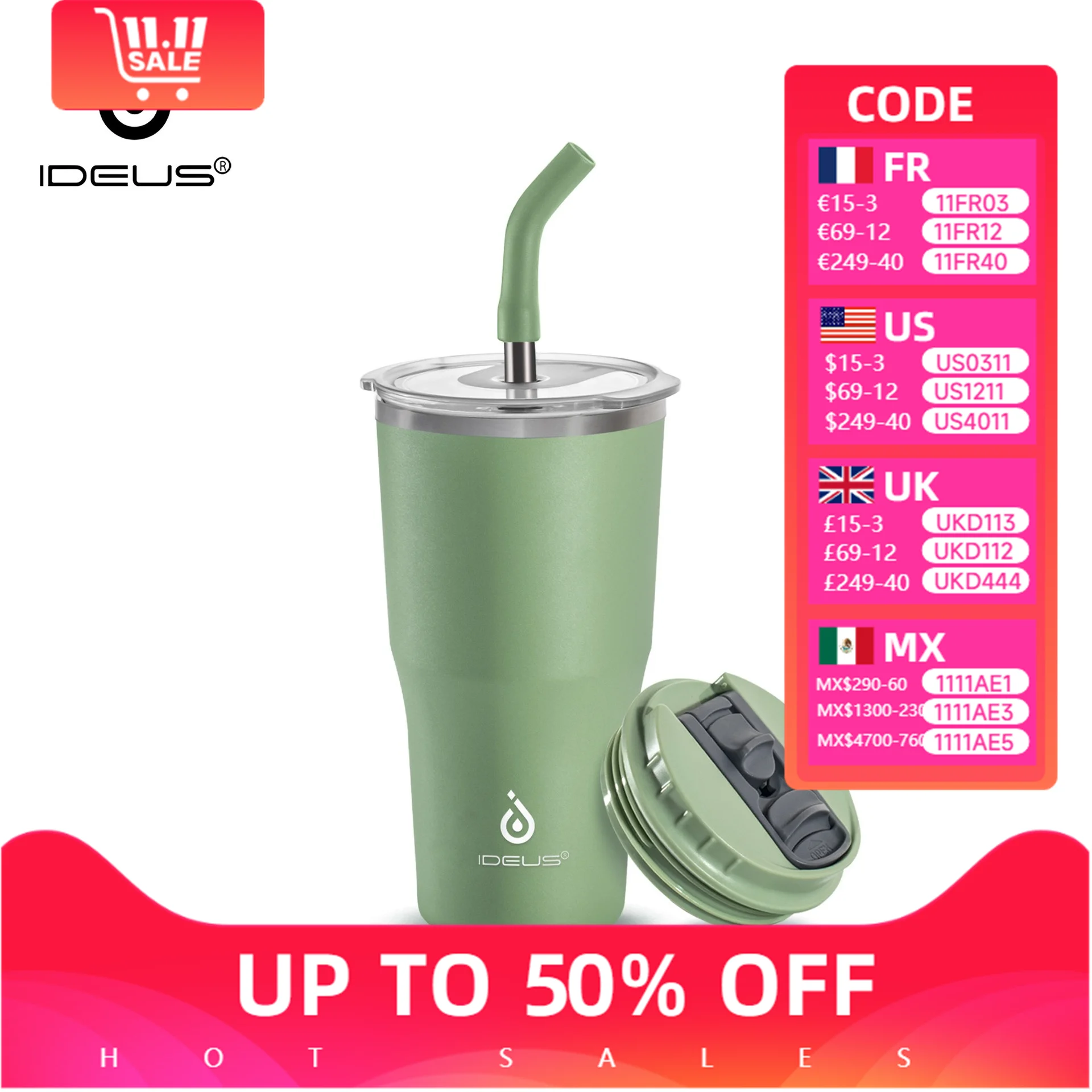 500ml Stainless Steel Straight Large Capacity Double-Layer Vacuum Leak-Proof Travel Coffee Cup With Lid And Straw, Thermos Cup
500ml Stainless Steel Straight Large Capacity Double-Layer Vacuum Leak-Proof Travel Coffee Cup With Lid And Straw, Thermos Cup