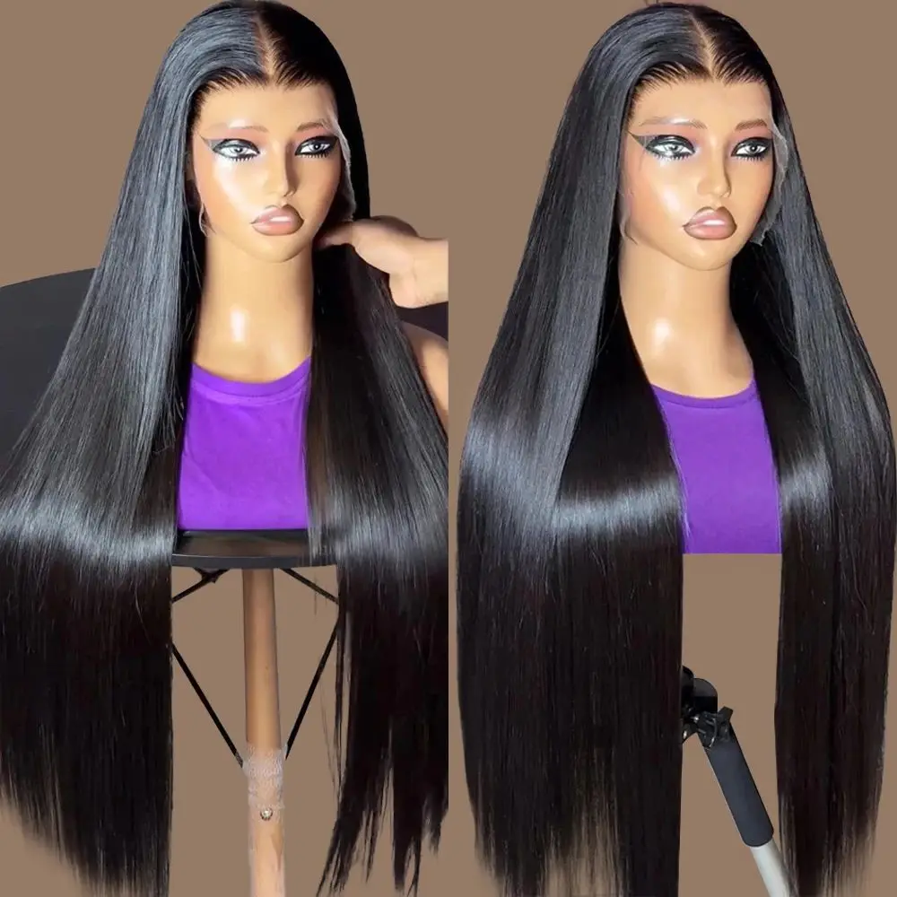 30 Inch Bone Straight Transparent 13x6 HD Lace Frontal Human Hair Wigs 180 Density Brazilian Remy 13x4 Lace Front Wig For Women
30 Inch Bone Straight Transparent 13x6 HD Lace Frontal Human Hair Wigs 180 Density Brazilian Remy 13x4 Lace Front Wig For Women