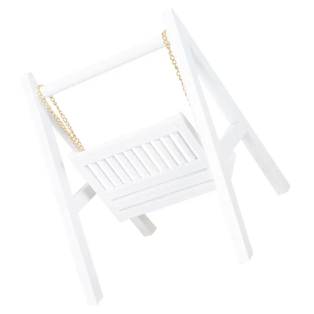Miniature White Wooden Swing 1 12 Scale Dollhouse Furniture Home Decor Desktop Ornament Photography Prop Swing Chair Micro
Miniature White Wooden Swing 1 12 Scale Dollhouse Furniture Home Decor Desktop Ornament Photography Prop Swing Chair Micro