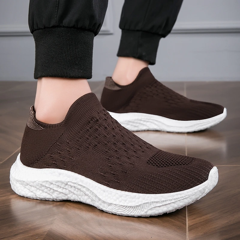 2025 дышащая мужская повседневная обувь, легкая мужская вулканизированная обувь, уличные мужские кроссовки на мягкой сетчатой подошве на плоской подошве, нескользящие кроссовки 
2025 дышащая мужская повседневная обувь, легкая мужская вулканизированная обувь, уличные мужские кроссовки на мягкой сетчатой подошве на плоской подошве, нескользящие кроссовки