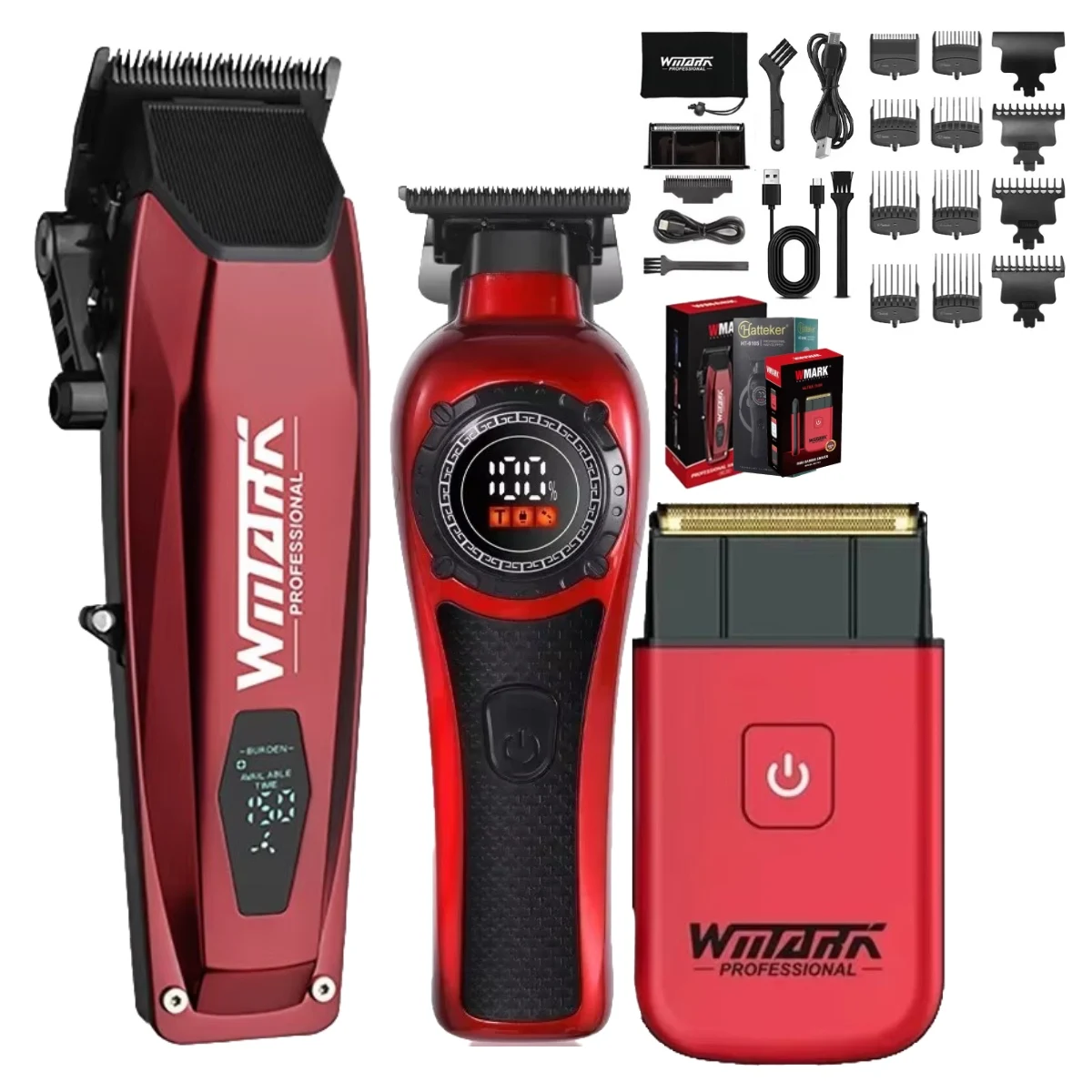 Новая профессиональная электрическая машинка для стрижки волос WMARK NG-125 HT-6105 NG-7901, набор градиентов для мужчин, триммер для волос с масляной головкой, лезвие DLC Barbear
Новая профессиональная электрическая машинка для стрижки волос WMARK NG-125 HT-6105 NG-7901, набор градиентов для мужчин, триммер для волос с масляной головкой, лезвие DLC Barbear