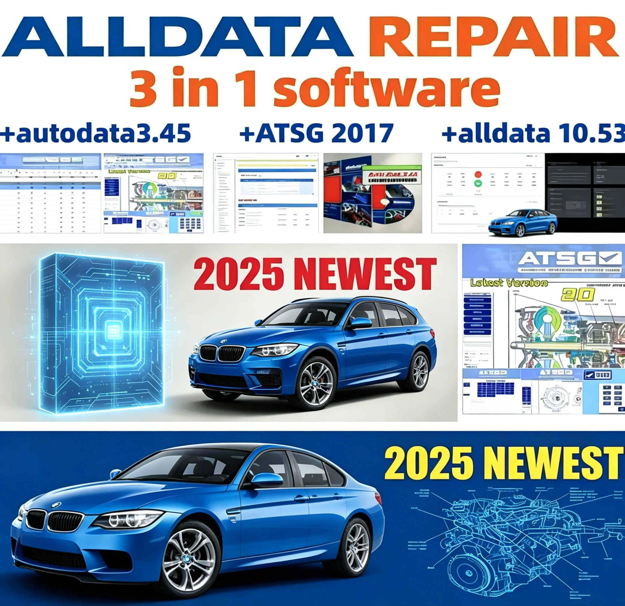 2026 hot Newest Automotive Auto Repair Software version Autodata 3.45 and atsg 2017 and ALLDATA 10.53
2026 hot Newest Automotive Auto Repair Software version Autodata 3.45 and atsg 2017 and ALLDATA 10.53