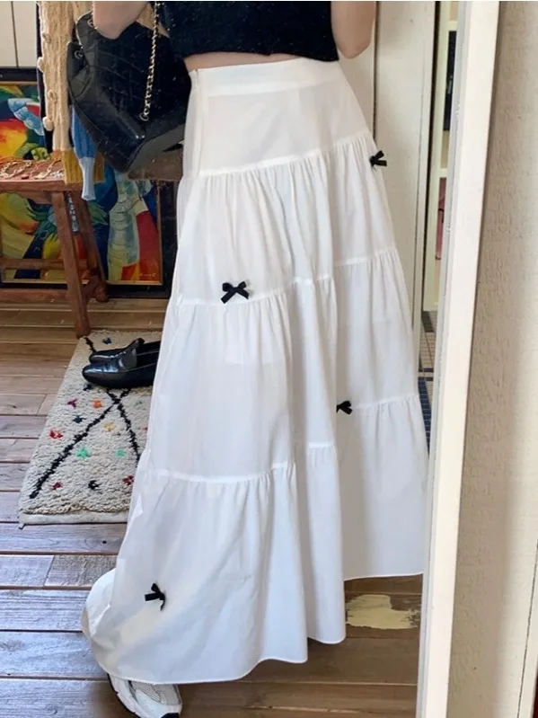 Chic High Waist A-Line Skirt Spring Vintage Color Blo Knot Decoration Design Women's Skirt Slimming Effect
Chic High Waist A-Line Skirt Spring Vintage Color Blo Knot Decoration Design Women's Skirt Slimming Effect