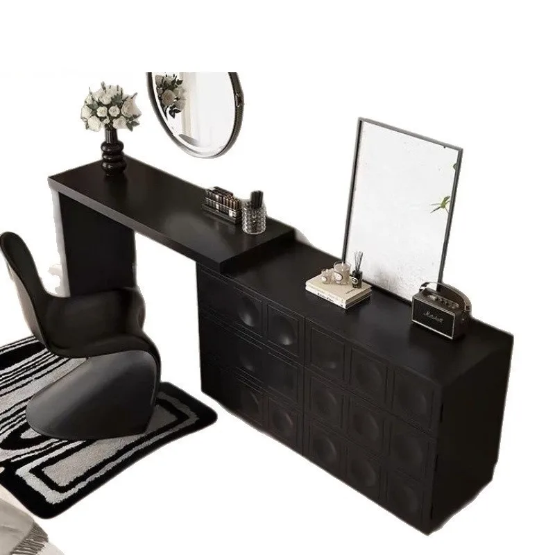 Cream Internet celebrity makeup table all solid wood dresser chest integrated
Cream Internet celebrity makeup table all solid wood dresser chest integrated