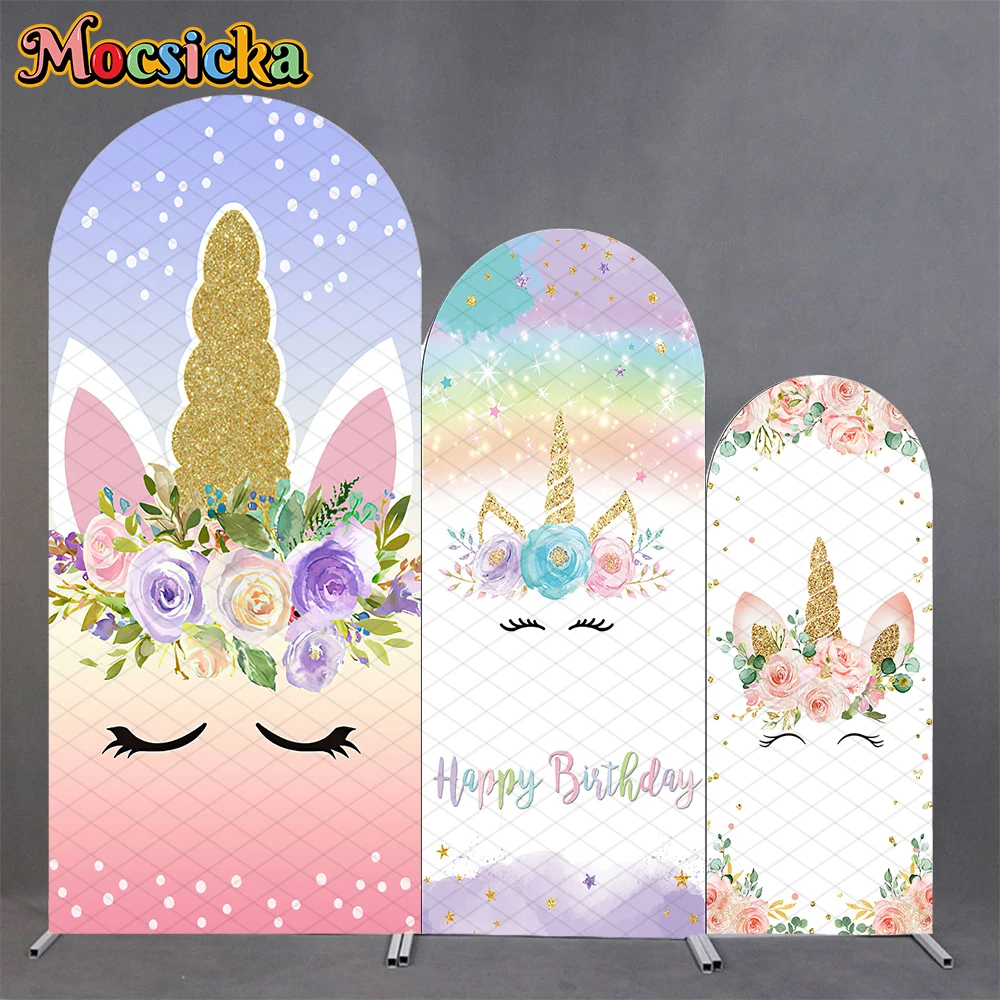 Mocsicka Unicorn Arch Cover Backdrop Baby Shower Girl Princess Woman Photo Happy Birthday Party Arched Backgrounds Flower Decors
Mocsicka Unicorn Arch Cover Backdrop Baby Shower Girl Princess Woman Photo Happy Birthday Party Arched Backgrounds Flower Decors
