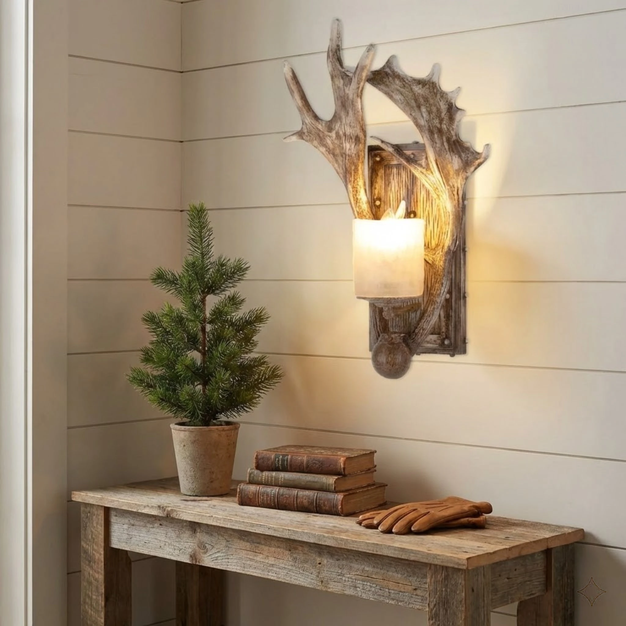 Rustic Resin Antler Wall Sconce Light Fixture For Living Room Bedroom Hallway Retro Deer Horn Lamp Cabin Decor 110V E12
Rustic Resin Antler Wall Sconce Light Fixture For Living Room Bedroom Hallway Retro Deer Horn Lamp Cabin Decor 110V E12
