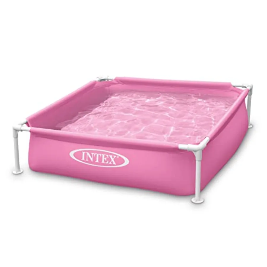 Mini Frame Above Ground Swimming Pool Pink 48in X 48in X12in
Mini Frame Above Ground Swimming Pool Pink 48in X 48in X12in