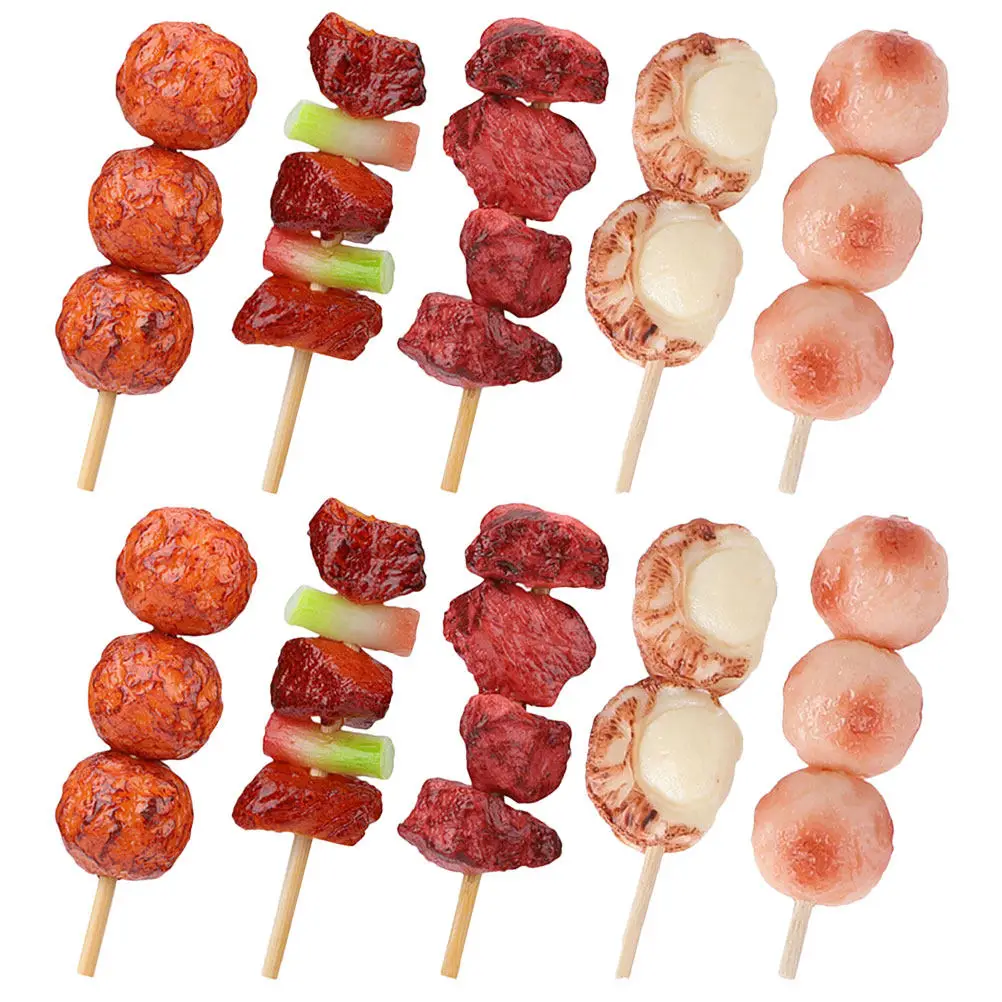 10Pcs Realistic Grill Food Props Fake Barbecue Skewers for Kids Pretend Kitchen Play Food Themed Party Holiday Decoration School
10Pcs Realistic Grill Food Props Fake Barbecue Skewers for Kids Pretend Kitchen Play Food Themed Party Holiday Decoration School