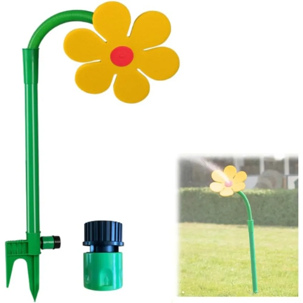 crazy daisy sprinkler, 360° rotating dancing moving flower water sprinkler, for garden lawn,fun irrigation tool for yard waterin
crazy daisy sprinkler, 360° rotating dancing moving flower water sprinkler, for garden lawn,fun irrigation tool for yard waterin