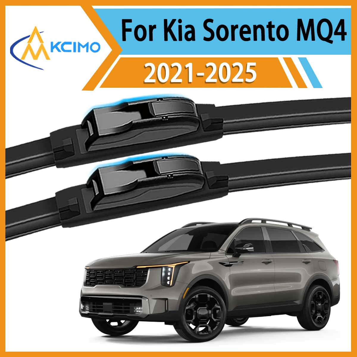 2PCS Wiper Blades for Kia Sorento MQ4 2021-2025 High Efficiency Low Noise Long Durability
2PCS Wiper Blades for Kia Sorento MQ4 2021-2025 High Efficiency Low Noise Long Durability