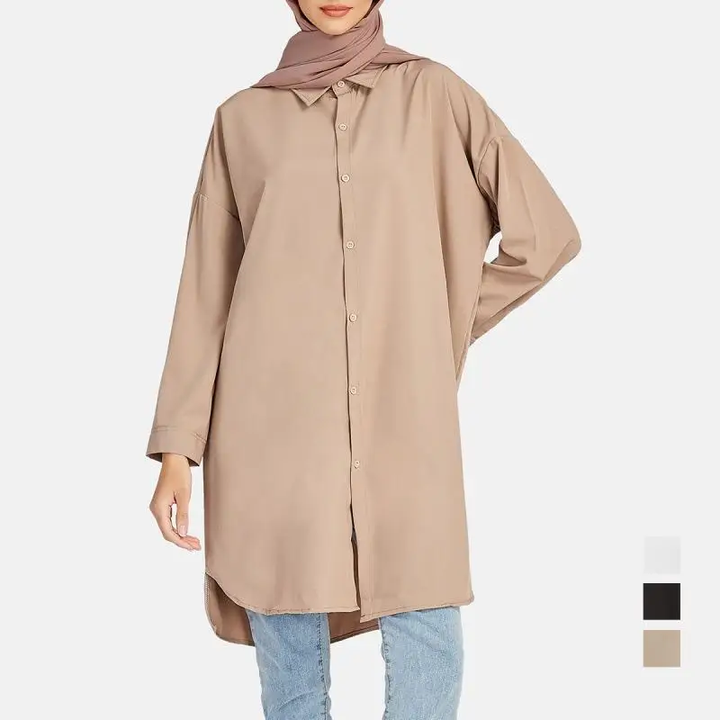 Slimming Layered Long Length Shirt for Women Casual Style Comfortable Fit Long Sleeve Pure Color Fashionable Winter Wear
Slimming Layered Long Length Shirt for Women Casual Style Comfortable Fit Long Sleeve Pure Color Fashionable Winter Wear