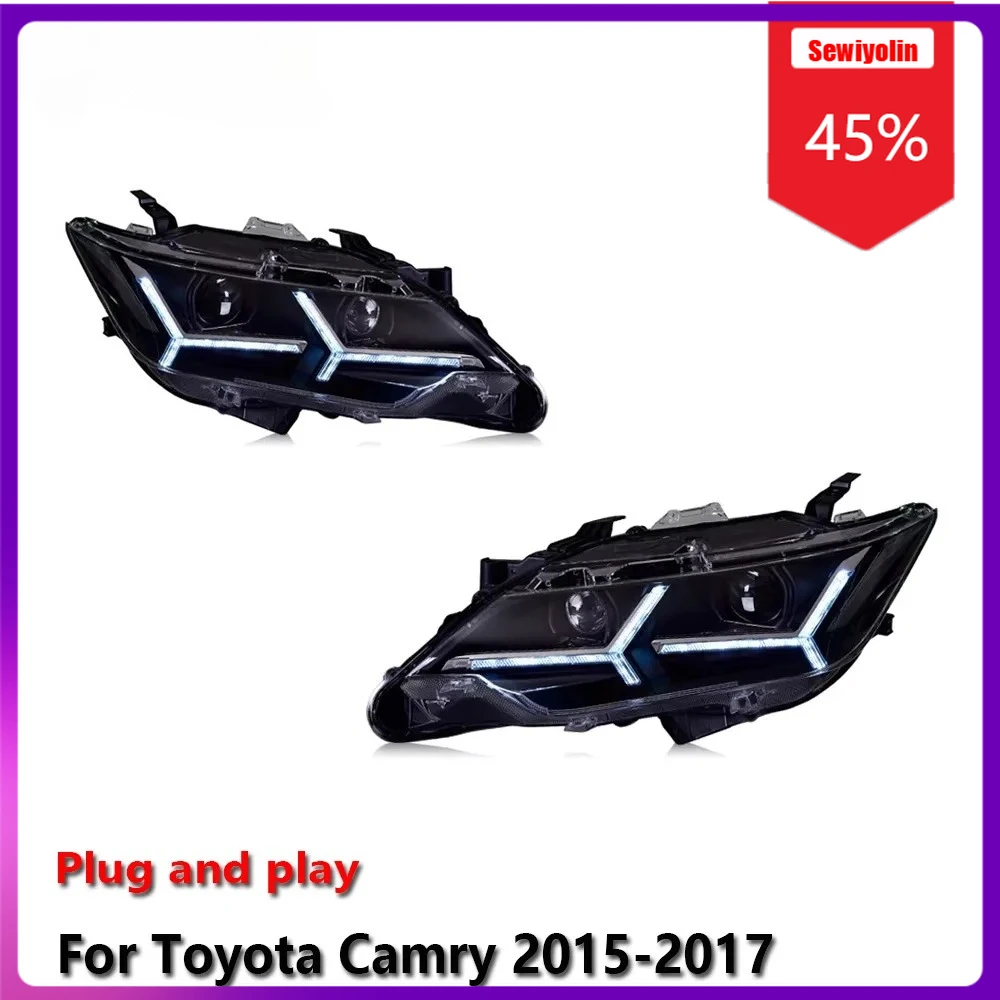 Sewiyolin Car Headlight LED Lamp Assemblies For Toyota Camry 2015-2017 Fog DRL Brake Turn Signal Lamp
Sewiyolin Car Headlight LED Lamp Assemblies For Toyota Camry 2015-2017 Fog DRL Brake Turn Signal Lamp