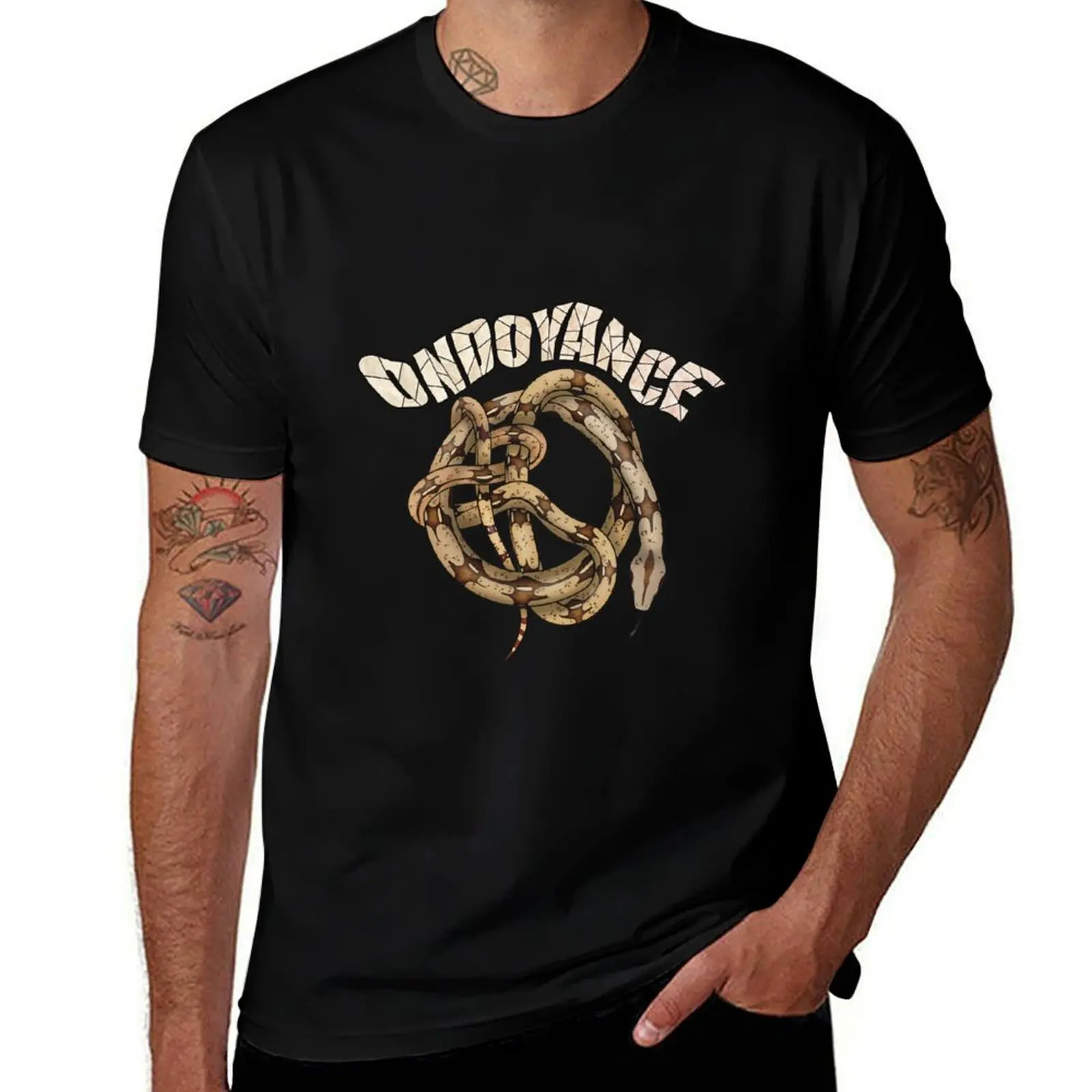 Ondoyance - boa constrictor logo T-Shirt Casual Simple Design Short Sleeve Shirt
Ondoyance - boa constrictor logo T-Shirt Casual Simple Design Short Sleeve Shirt