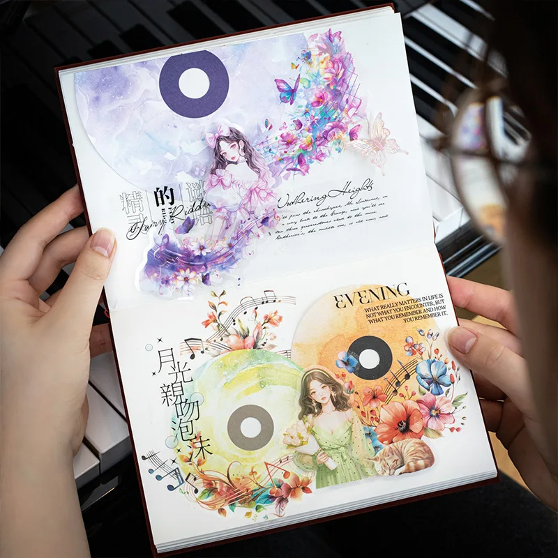 10Sheets Dual Material Sticker Spring Song Supplies Music Plant Pack Office Stationery Material Package Scrapbook cut150*129mm
10Sheets Dual Material Sticker Spring Song Supplies Music Plant Pack Office Stationery Material Package Scrapbook cut150*129mm