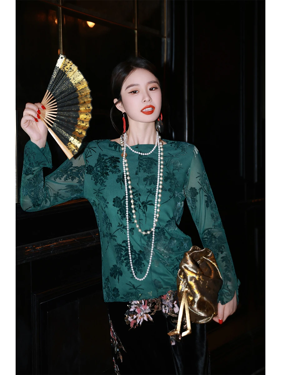 Someday Knitted Top Semi-Transparent Orchid Early Autumn 2025 New Sle Base irt Chinese Sle Women's Faion Top
Someday Knitted Top Semi-Transparent Orchid Early Autumn 2025 New Sle Base irt Chinese Sle Women's Faion Top