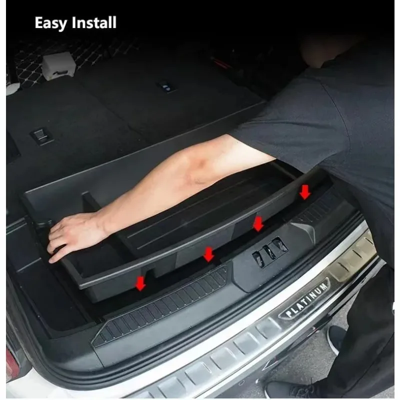For Ford Explorer 2020-2024 Trunk Hidden Organizer Rear Hatch Storage Box Extra Space Under Cargo Floor Storage Accessories
For Ford Explorer 2020-2024 Trunk Hidden Organizer Rear Hatch Storage Box Extra Space Under Cargo Floor Storage Accessories