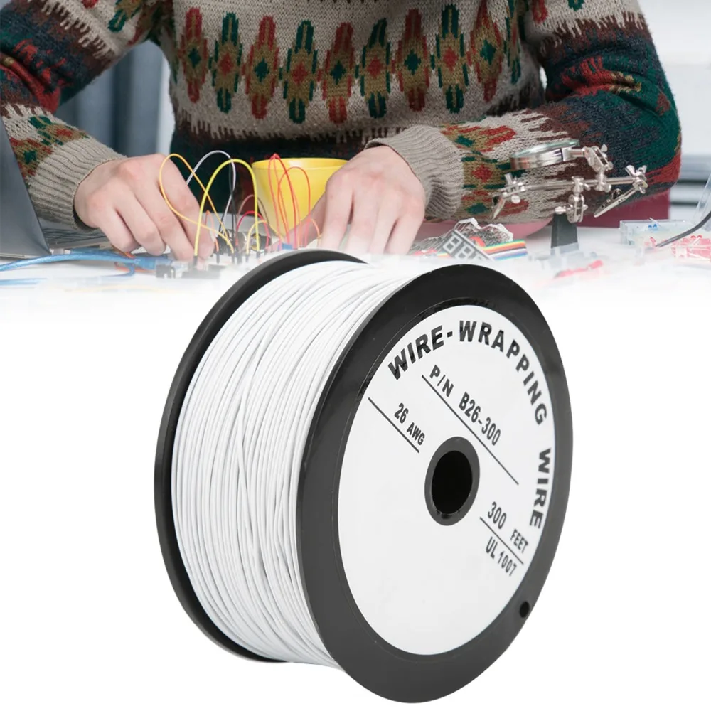 Гибкий электрический провод UL1007 из луженой меди, 100 метров, 26AWG, белый силиконовый кабель, соединительный провод, авиационная проводка
Гибкий электрический провод UL1007 из луженой меди, 100 метров, 26AWG, белый силиконовый кабель, соединительный провод, авиационная проводка