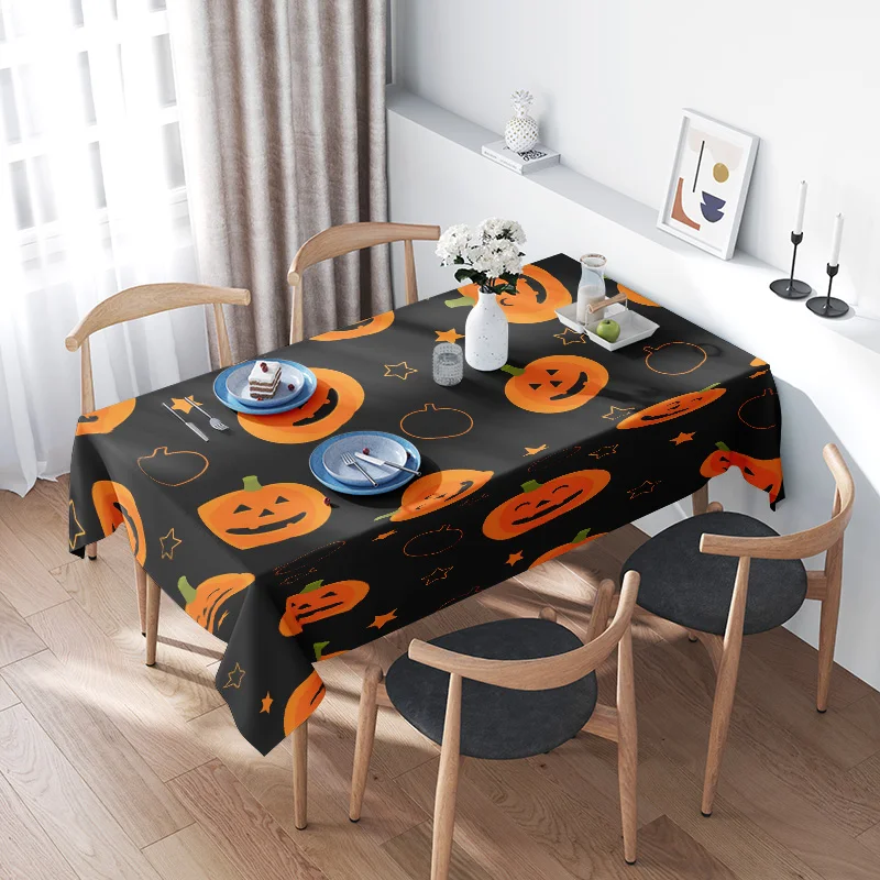 Halloween Pumpkin Tablecloth Autumn Party Decoration Home Furniture Living Room Dining Table Cover Size 150x240cm
Halloween Pumpkin Tablecloth Autumn Party Decoration Home Furniture Living Room Dining Table Cover Size 150x240cm