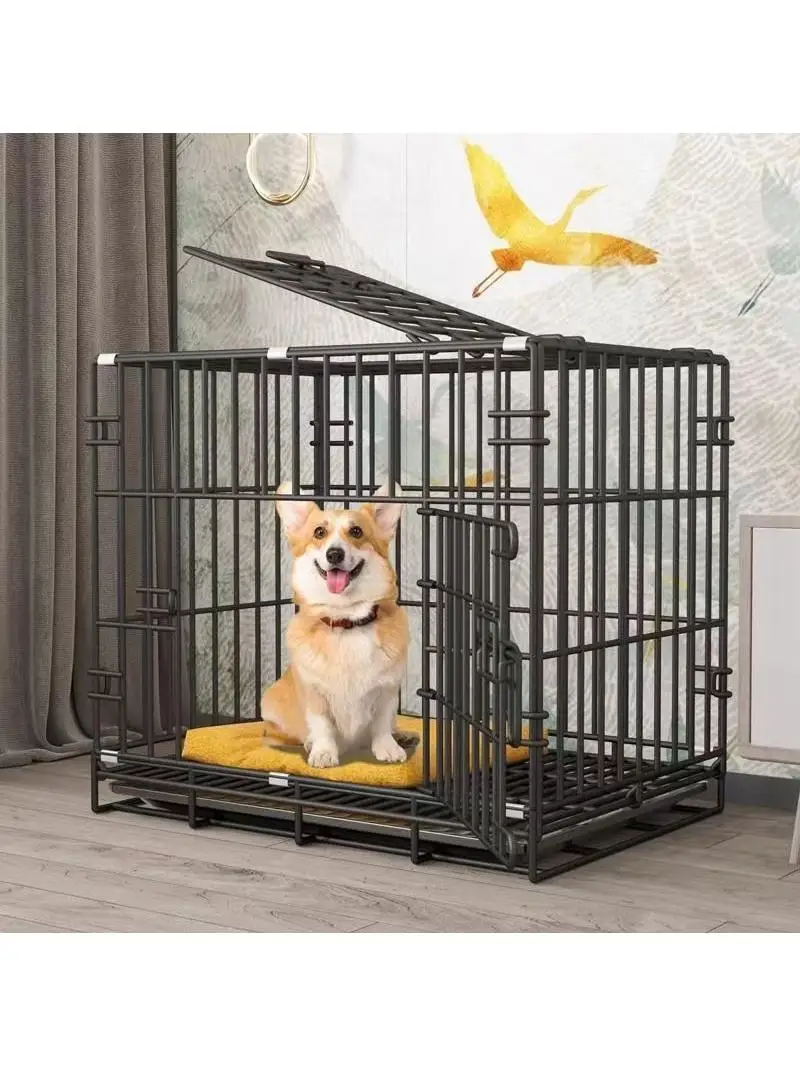 Extra Thickened Dog Cage Indoor Outdoor Reinforced Medium Size Dog Pet Cage for Golden Retriever Labrador Puppy Kennel
Extra Thickened Dog Cage Indoor Outdoor Reinforced Medium Size Dog Pet Cage for Golden Retriever Labrador Puppy Kennel