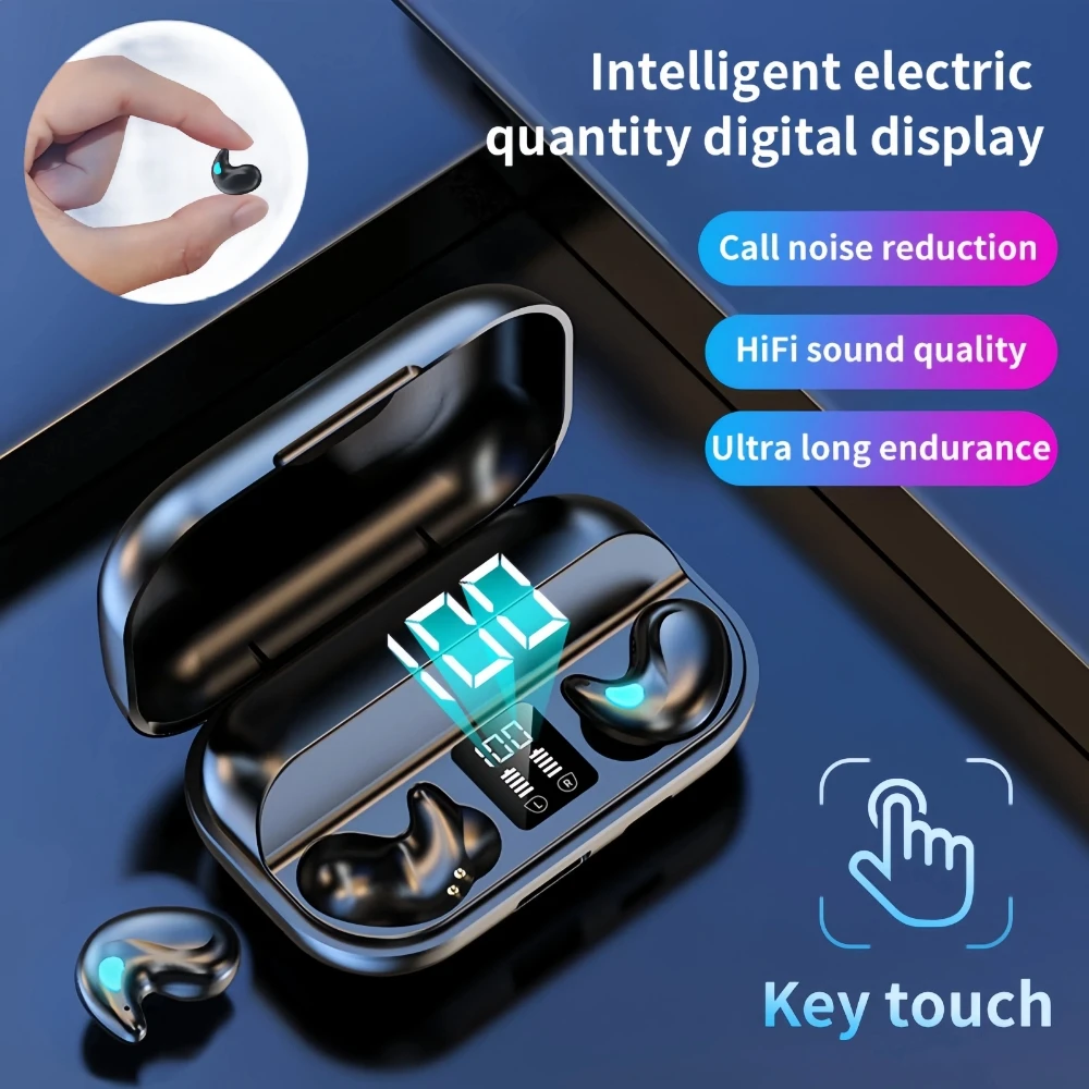Беспроводные наушники Invisible Sleep TWS Bluetooth 5,3, скрытые наушники IPX5, водонепроницаемая спортивная гарнитура с шумоподавлением
Беспроводные наушники Invisible Sleep TWS Bluetooth 5,3, скрытые наушники IPX5, водонепроницаемая спортивная гарнитура с шумоподавлением