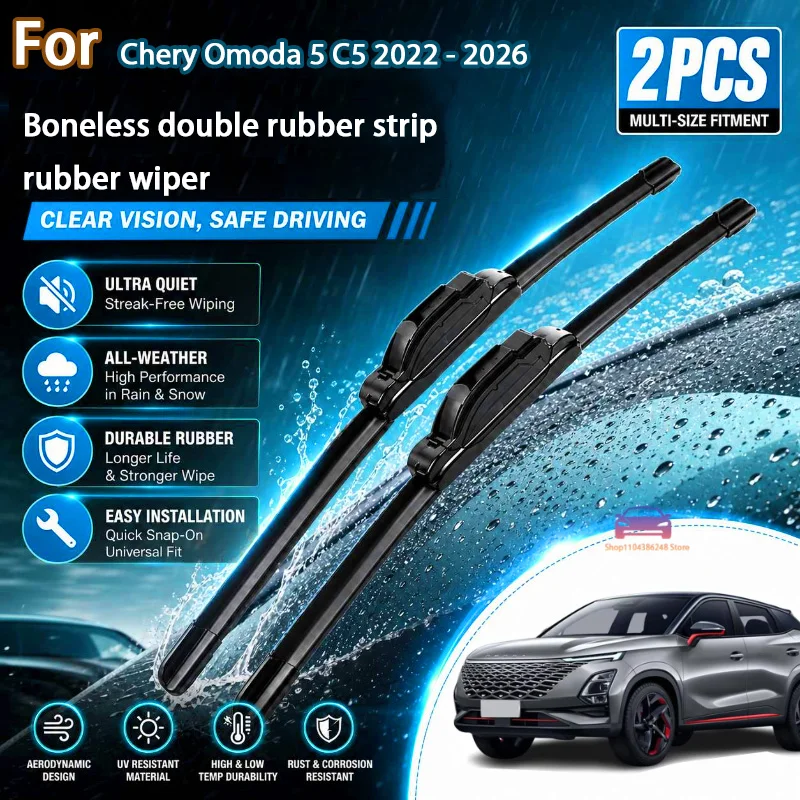 Front Wiper Blades For Chery Omoda 5 C5 2022 - 2026 Windshield Windscreen Window Car Rain Brushes 26"+18" Modification Parts
Front Wiper Blades For Chery Omoda 5 C5 2022 - 2026 Windshield Windscreen Window Car Rain Brushes 26"+18" Modification Parts