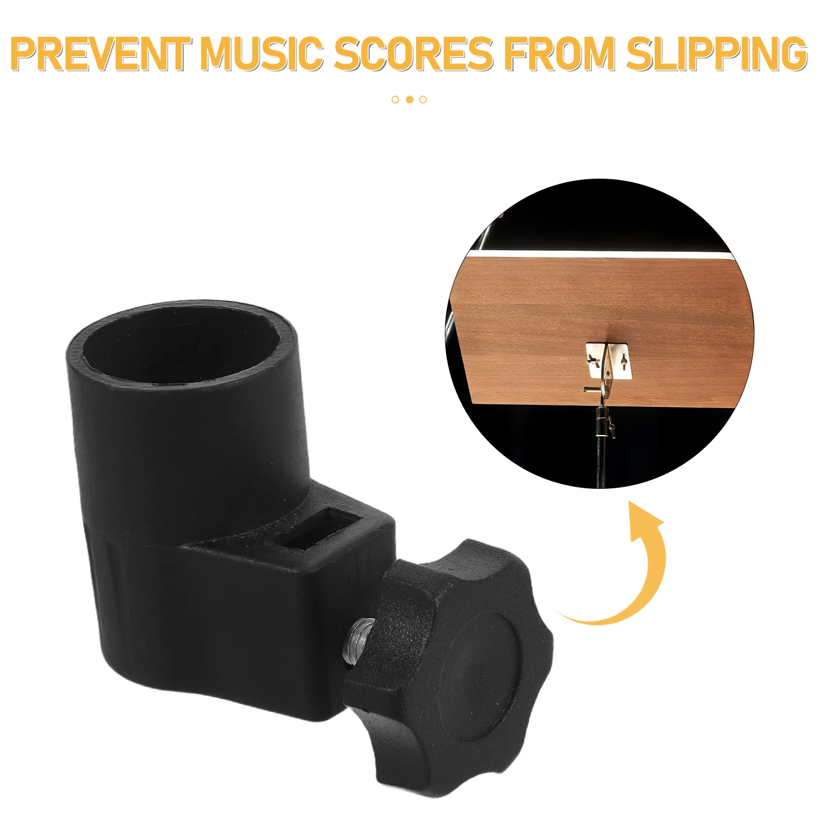 Adjustable Music Stand Clamp 2.2cm Hole Tightening Fastener Height Locking Accessory Multiscene Application Sheet Music Holder
Adjustable Music Stand Clamp 2.2cm Hole Tightening Fastener Height Locking Accessory Multiscene Application Sheet Music Holder