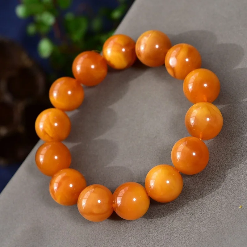 15mm Single Circle Bracelet Full Honey Red Magic Old Flower Wax
15mm Single Circle Bracelet Full Honey Red Magic Old Flower Wax
