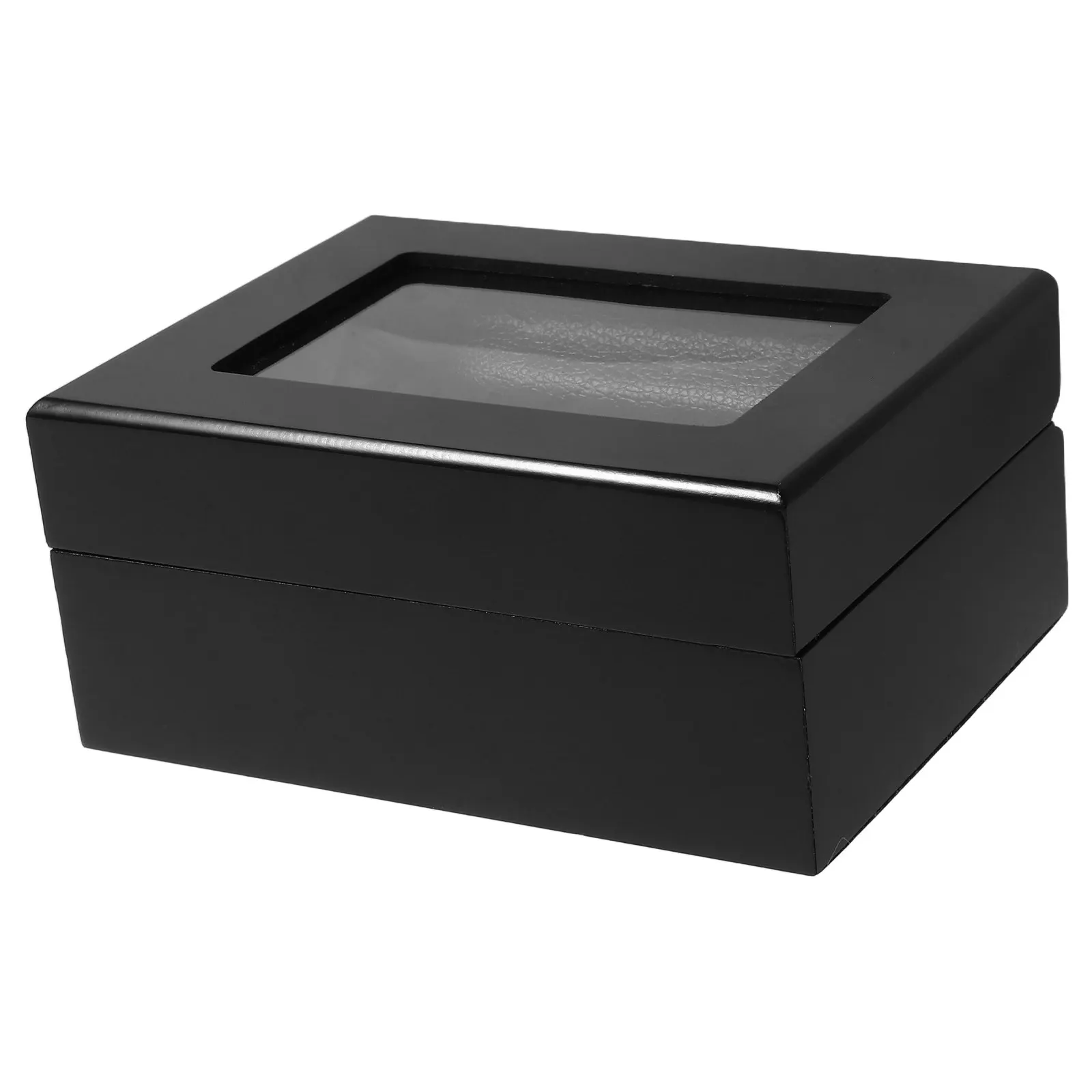 Wooden Jewelry Box Elegant Black Ring Display Case for Engagement Wedding Championship Rings Portable Jewelry Showcase Storage
Wooden Jewelry Box Elegant Black Ring Display Case for Engagement Wedding Championship Rings Portable Jewelry Showcase Storage