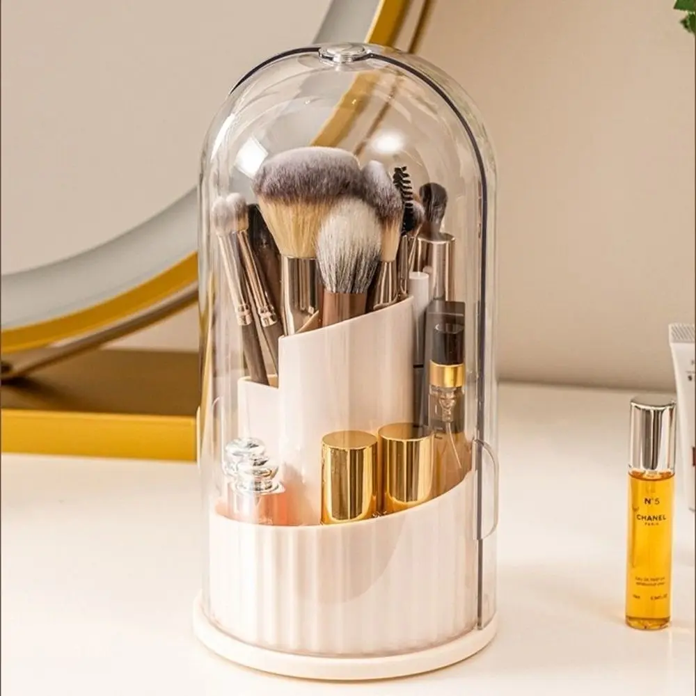 360° Rotating Makeup Brush Holder Large Capacity with Lid Makeup Brush Storage Bucket Clear Dustproof
360° Rotating Makeup Brush Holder Large Capacity with Lid Makeup Brush Storage Bucket Clear Dustproof