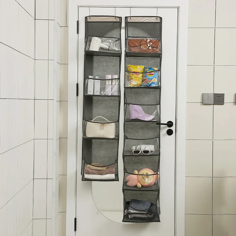Hanging Bag for Behind the Door Transparent Visible Multifunctional Storage Bag Multi-layer Wall Hanging Storage Organizer
Hanging Bag for Behind the Door Transparent Visible Multifunctional Storage Bag Multi-layer Wall Hanging Storage Organizer