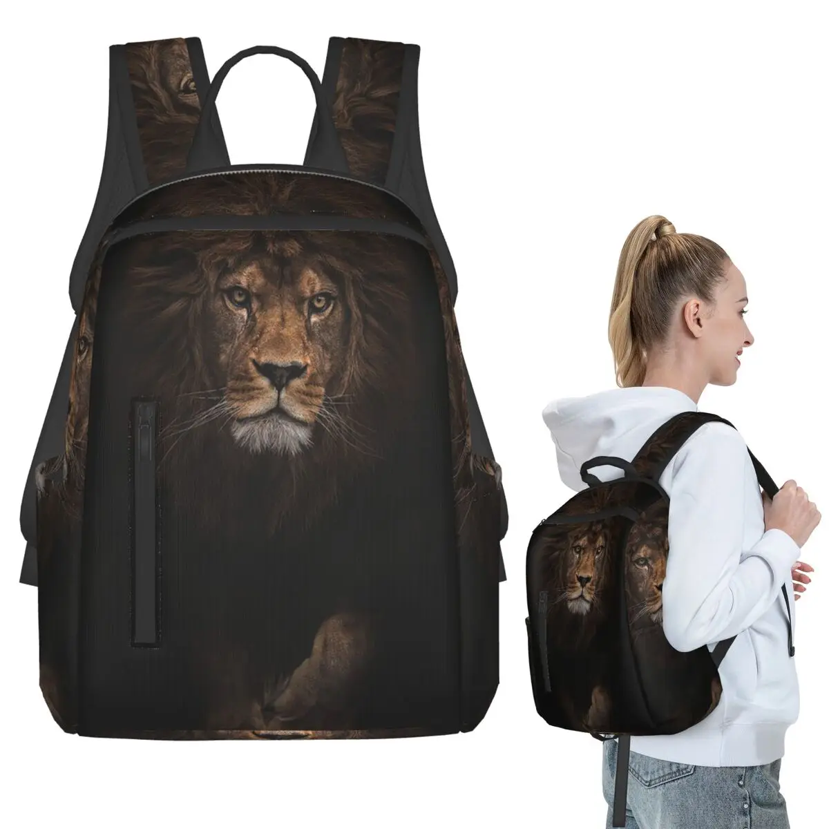 Mighty Lion Walking From Dark Backpack Student BookBag Kids School Bag Computer Shoulder Bags Boys Girls
Mighty Lion Walking From Dark Backpack Student BookBag Kids School Bag Computer Shoulder Bags Boys Girls