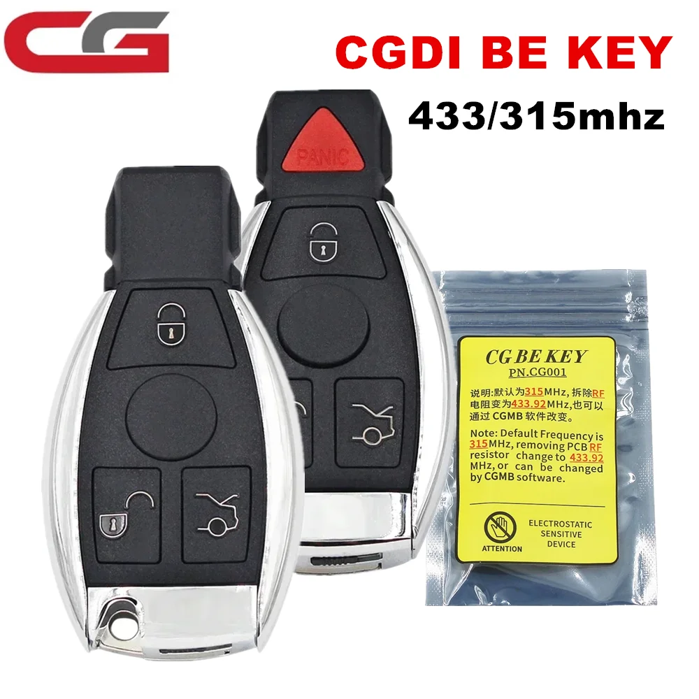 2PCS Original CGDI MB CG BE Key for Benz Mercedes support 315/433MHZ Work for CGDI MB Programmer Get 1 Free Token
2PCS Original CGDI MB CG BE Key for Benz Mercedes support 315/433MHZ Work for CGDI MB Programmer Get 1 Free Token