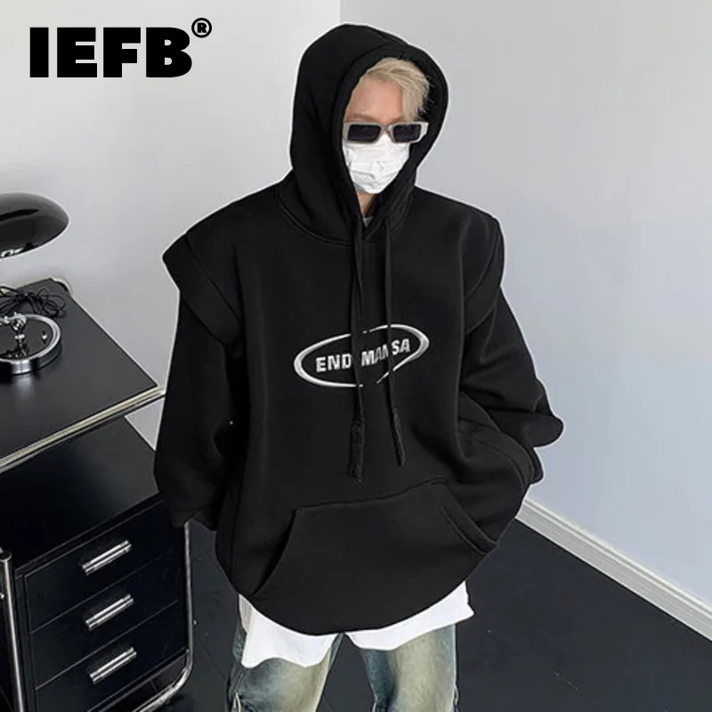 Новинка, осенний мужской свитшот IEFB, Свободный пуловер с металлическими трехмерными буквами и наплечниками, модные мужские толстовки 9C6595
Новинка, осенний мужской свитшот IEFB, Свободный пуловер с металлическими трехмерными буквами и наплечниками, модные мужские толстовки 9C6595