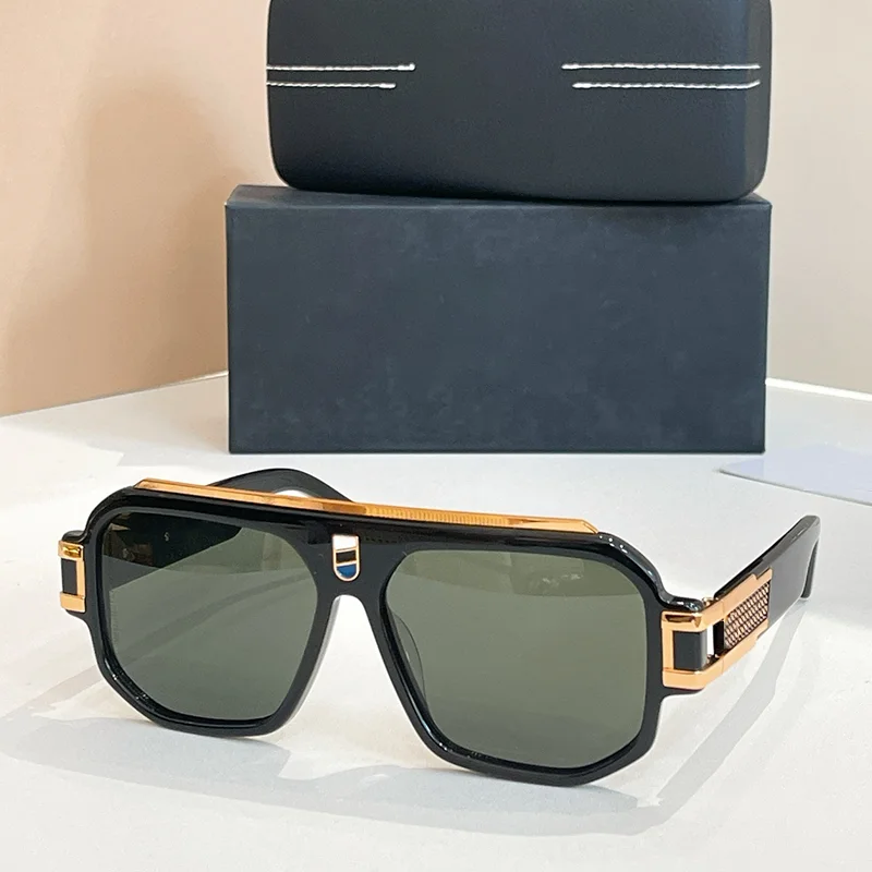 Original High Street Black Gold Pilot Sunglasses for Male 2025 Trendy Luxury Craft Thick Acetate Solar Glasses for Men
Original High Street Black Gold Pilot Sunglasses for Male 2025 Trendy Luxury Craft Thick Acetate Solar Glasses for Men