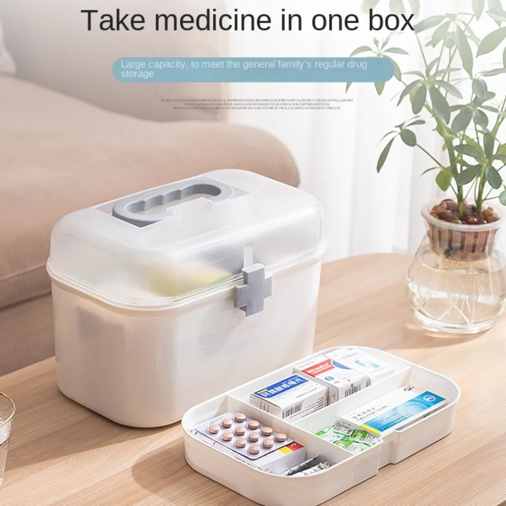 Multi-layer Large Pill Box Large Capacity Domestic Medicine Box Medicine Cabinet Plastic Medicine Tablet Container
Multi-layer Large Pill Box Large Capacity Domestic Medicine Box Medicine Cabinet Plastic Medicine Tablet Container