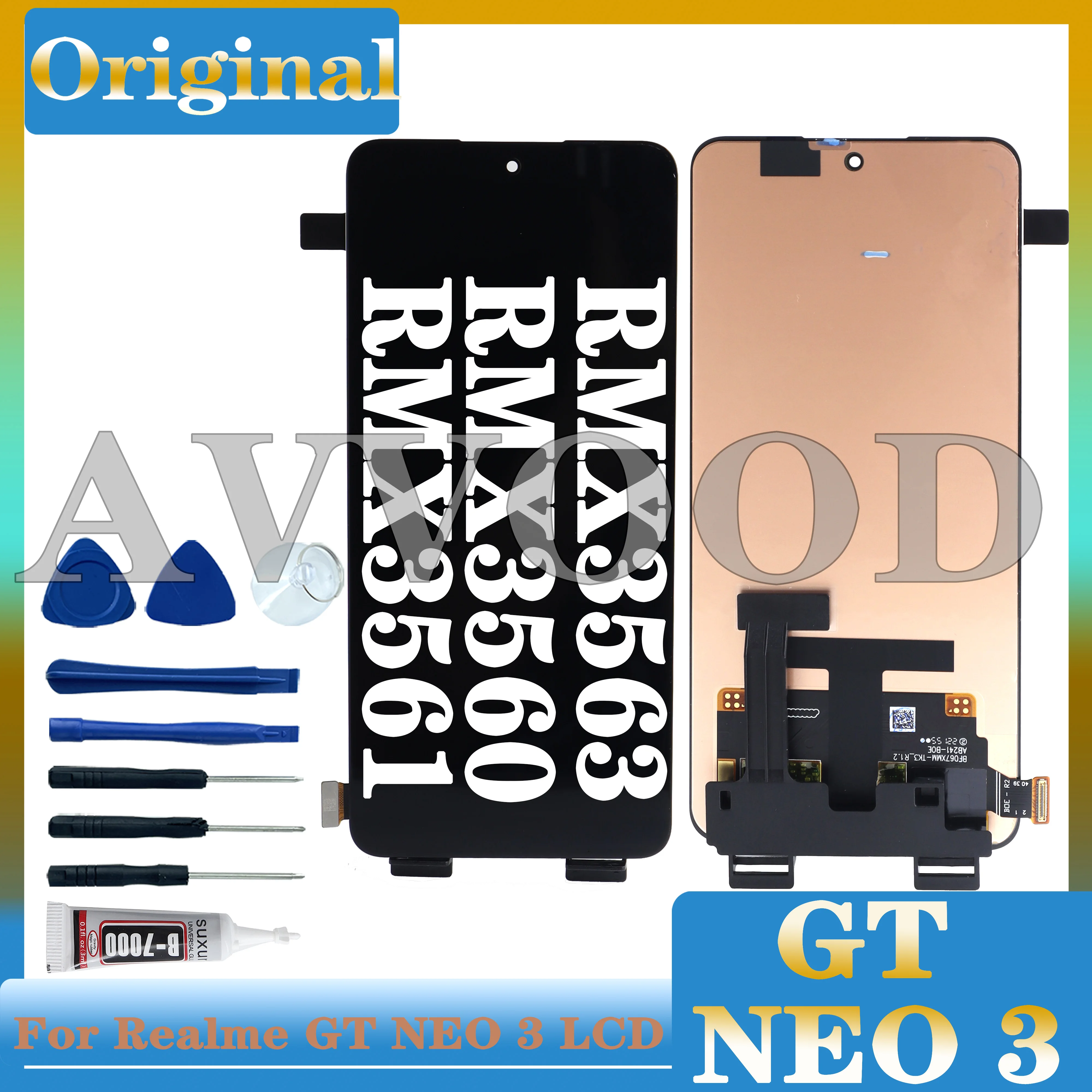 6,7 "AMOLED для Realme GT NEO3 ЖК-дисплей RMX3561, RMX3560, RMX3563, рамка сенсорного экрана, замена дигитайзера в сборе,
6,7 "AMOLED для Realme GT NEO3 ЖК-дисплей RMX3561, RMX3560, RMX3563, рамка сенсорного экрана, замена дигитайзера в сборе,