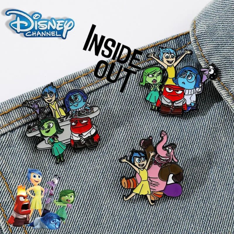 Disney Inside Out Brooch Cute Cartoon Character Metal Badge Creative Personality Fashion Accessories for Kids Decoration Gift
Disney Inside Out Brooch Cute Cartoon Character Metal Badge Creative Personality Fashion Accessories for Kids Decoration Gift