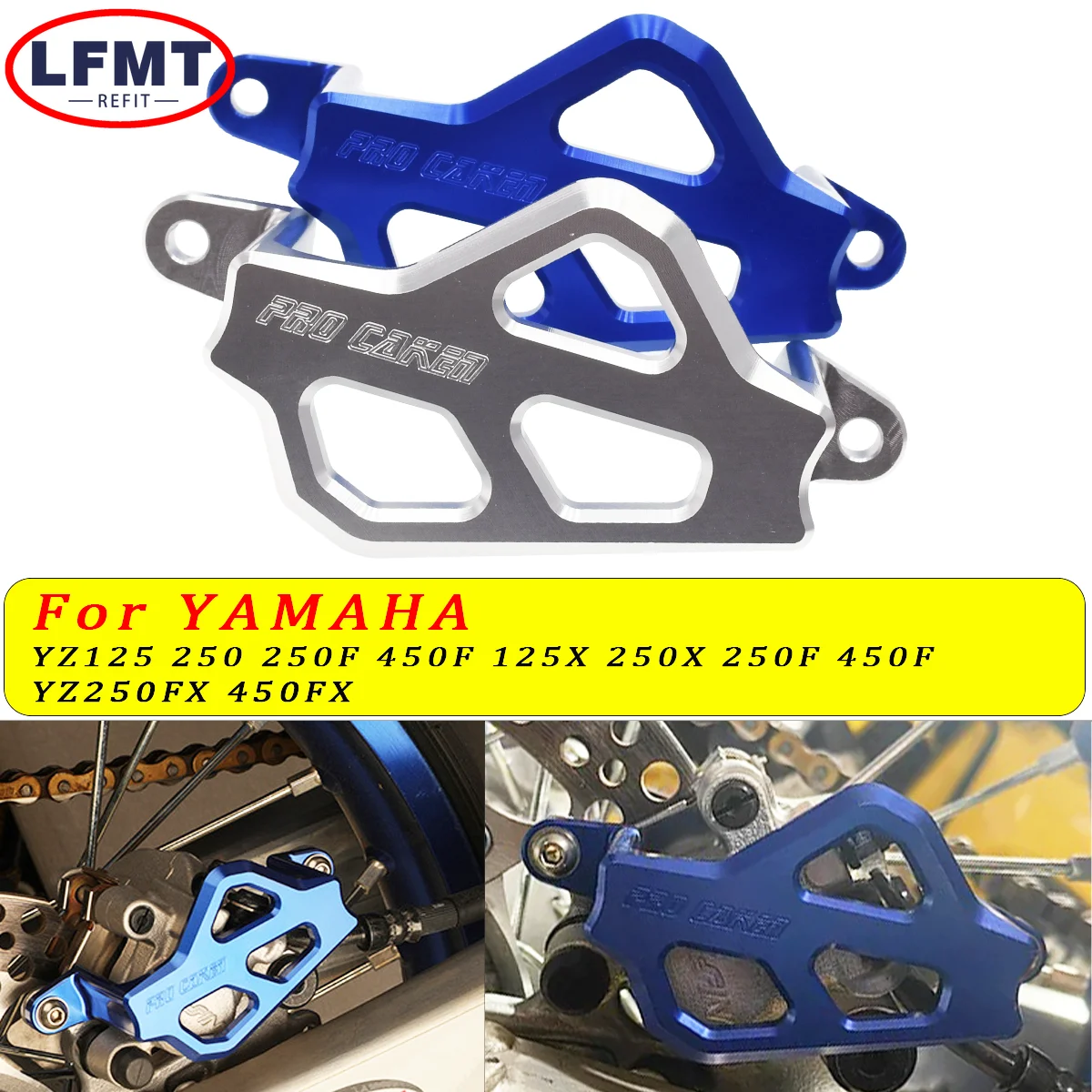 For Yamaha YZ125 125X 250 250F 250FX 450 450FX MONSTER 50TH 2021-2024 Dirt Bike CNC Rear Brake Caliper Guard Protector Cover
For Yamaha YZ125 125X 250 250F 250FX 450 450FX MONSTER 50TH 2021-2024 Dirt Bike CNC Rear Brake Caliper Guard Protector Cover