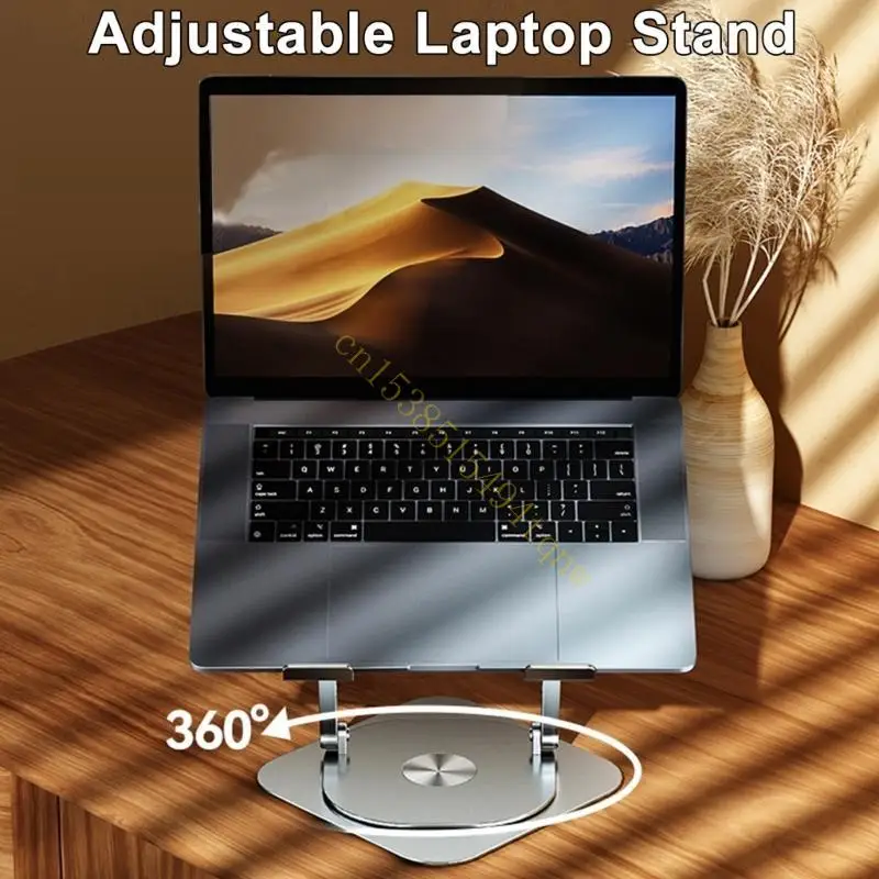 J60A F3 Laptop Stand New Aluminum Alloy Desktop Folding Rack 360 Degree Rotating Notebook Stand Cooling Fan Optional
J60A F3 Laptop Stand New Aluminum Alloy Desktop Folding Rack 360 Degree Rotating Notebook Stand Cooling Fan Optional