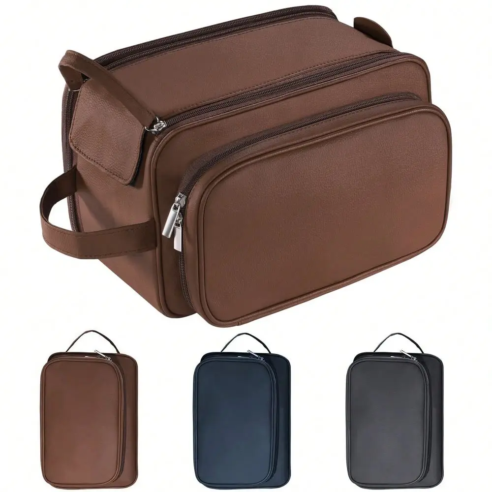 Extra Large Toiletry Bag For Men, Travel Toiletry Organizer Dopp Kit WaterResistant Shaving Bags, PU Leather Cosmetic Bathroom
Extra Large Toiletry Bag For Men, Travel Toiletry Organizer Dopp Kit WaterResistant Shaving Bags, PU Leather Cosmetic Bathroom