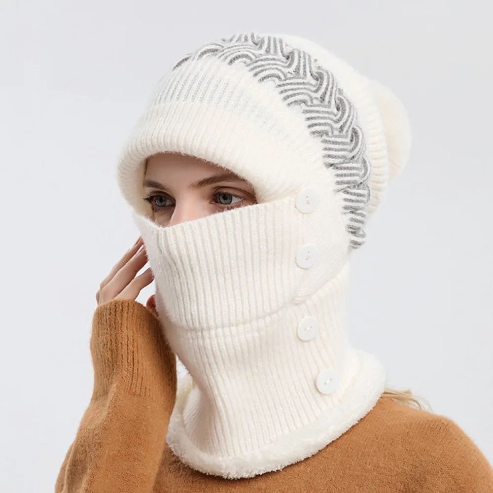 Fashion Woolen Scarf And Hat Set Soft Elastic Knitted Hat Plush Thickened Hooded Thermal Cap Winter
Fashion Woolen Scarf And Hat Set Soft Elastic Knitted Hat Plush Thickened Hooded Thermal Cap Winter