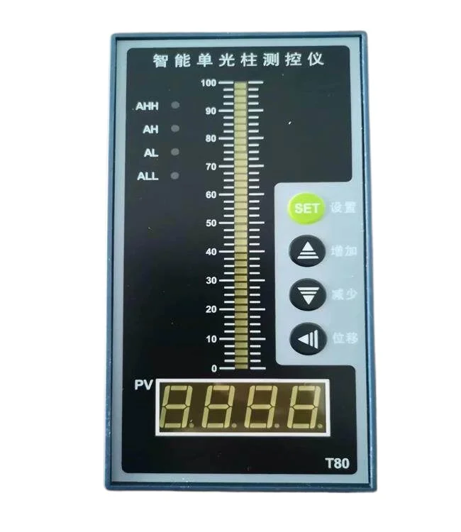 Intelligent single light column digital display and control instrument, liquid level regulator
Intelligent single light column digital display and control instrument, liquid level regulator