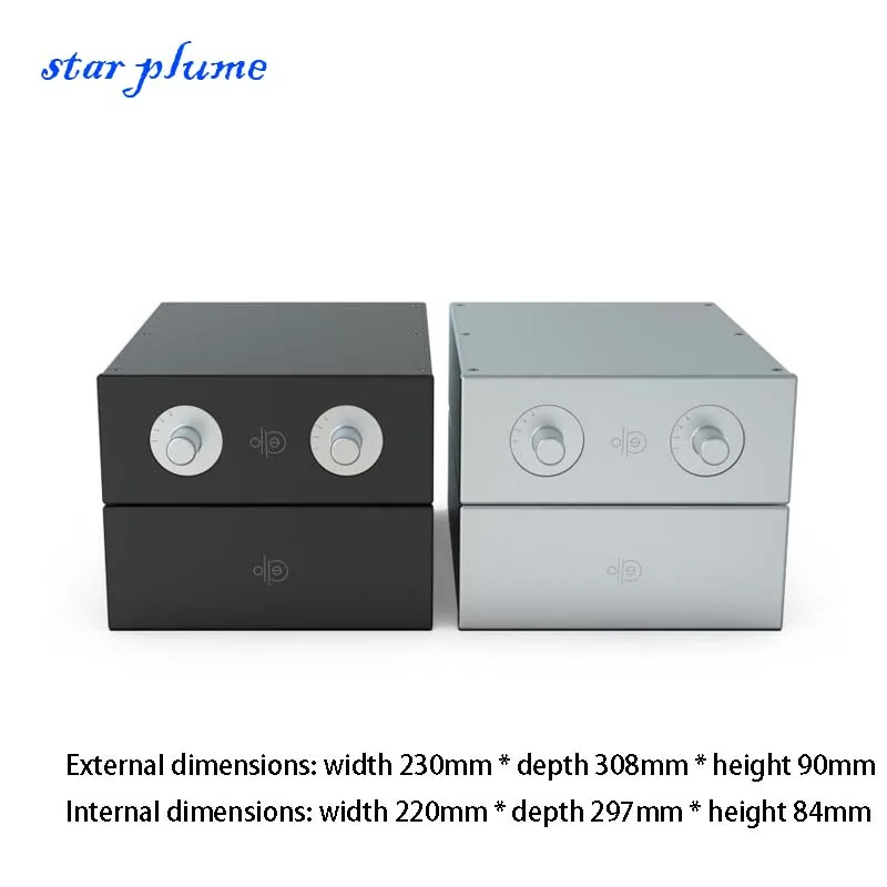 CELLO 2309 All Aluminum Power Amplifier Chassis Aluminum Alloy Shell Preamplifier Chassis(230*308*90mm)Amplifier Audio DIY House
CELLO 2309 All Aluminum Power Amplifier Chassis Aluminum Alloy Shell Preamplifier Chassis(230*308*90mm)Amplifier Audio DIY House