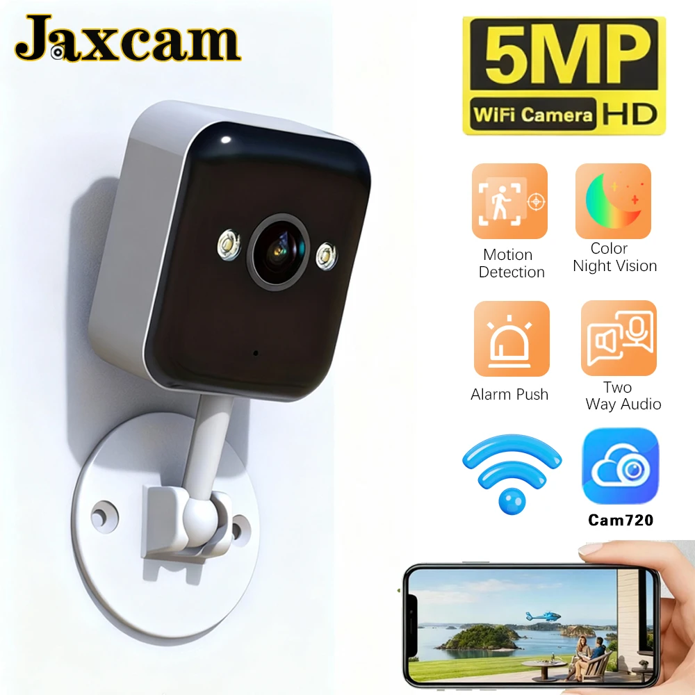 5MP HD WiFi Camera Smart Home Indoor Wireless IP Monitoring Camera AI Detection Automatic Tracking Security Baby Monitor
5MP HD WiFi Camera Smart Home Indoor Wireless IP Monitoring Camera AI Detection Automatic Tracking Security Baby Monitor